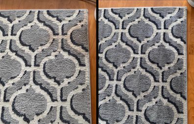 rug cleaning before and after