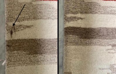 rug cleaning service before and after