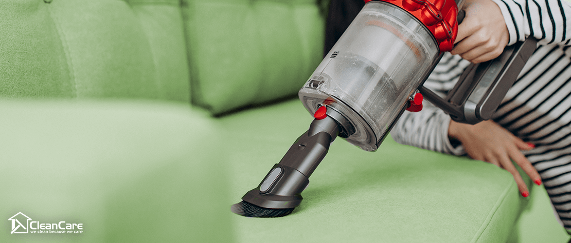 Use a velvet brush upholstery cleaning service