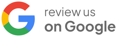 Google review request with logo