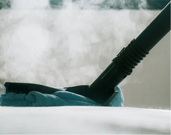 Steam Sanitisation at 140c on the mattress